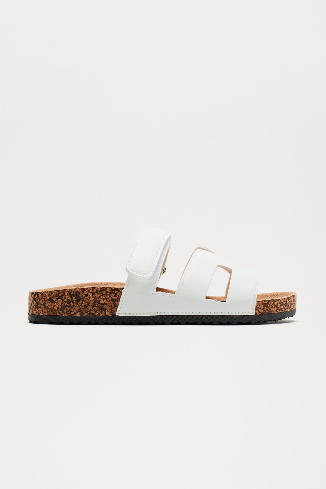 Kindra Cork Sandals - White - Image 3
