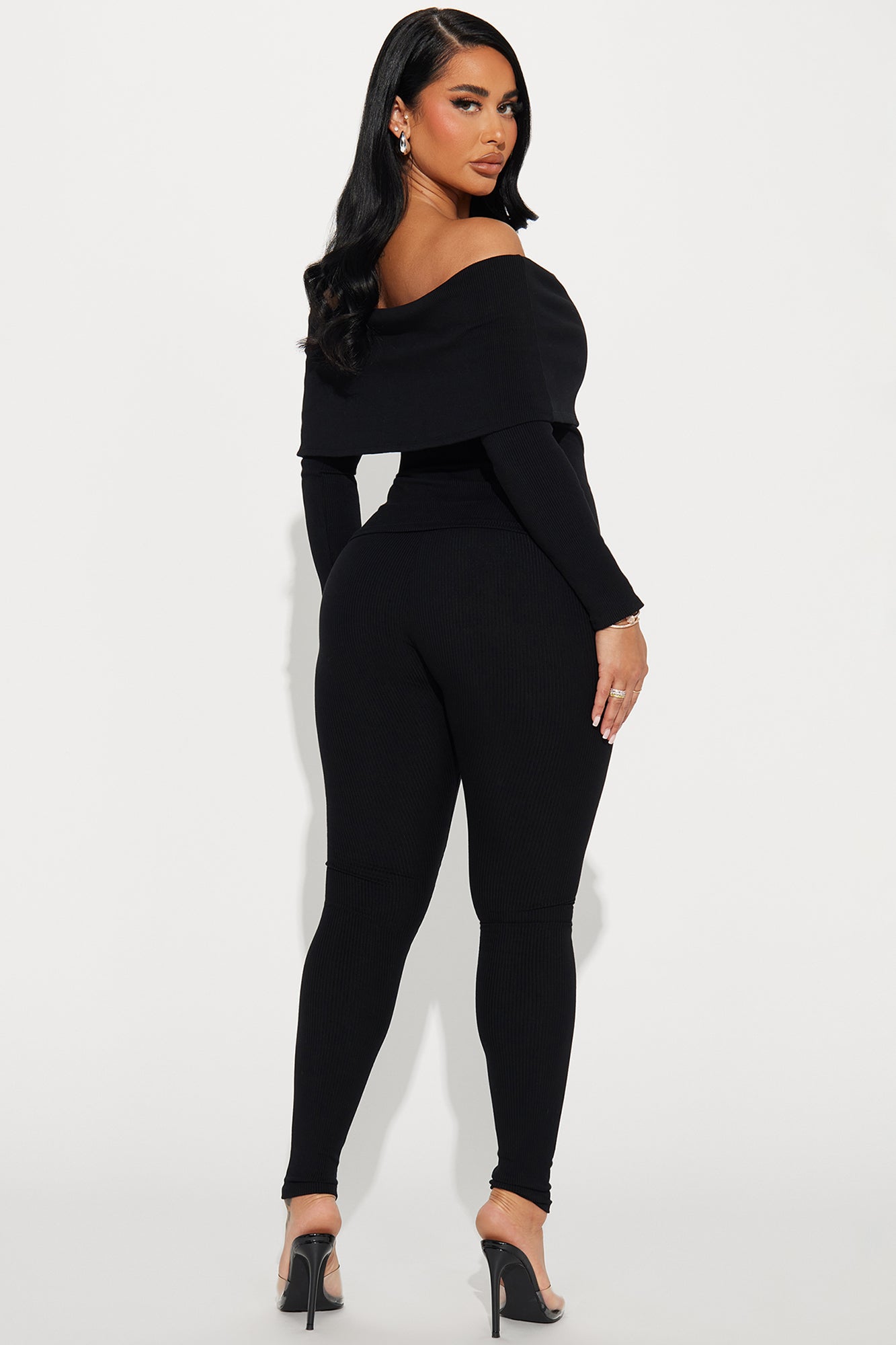 Shaila Snatched Pant Set - Black - Image 3