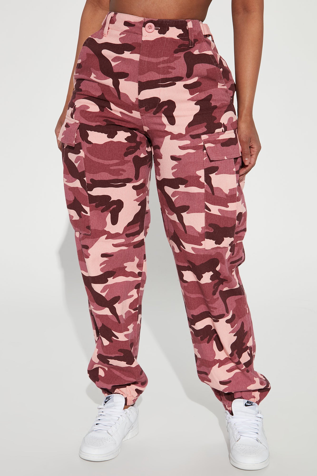 Cadet Kim Oversized Camo Pants - Pink/combo - Image 3