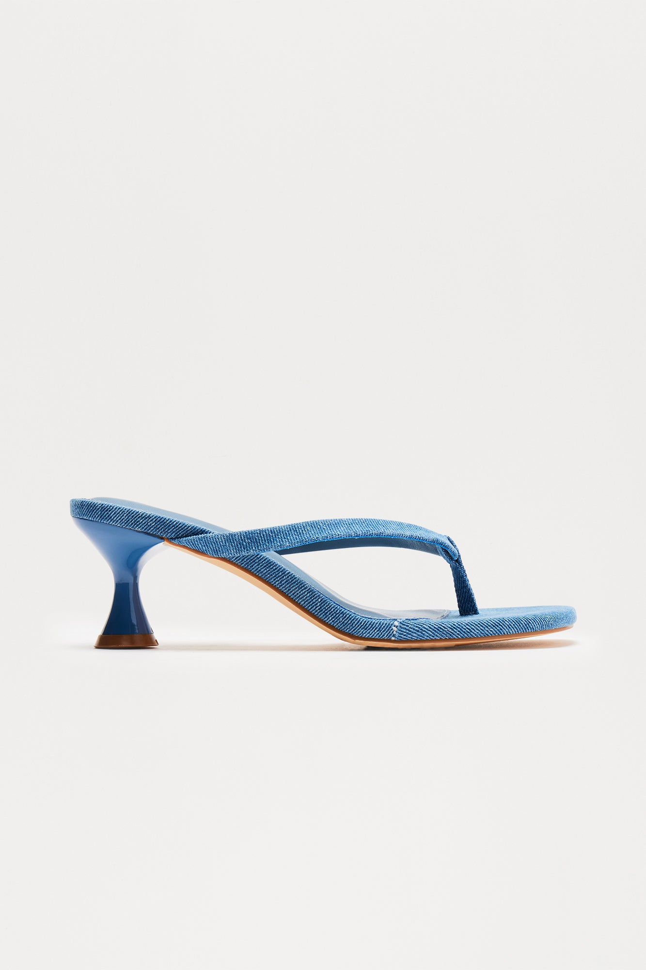 Clyne Thong Mules - Navy - Image 4
