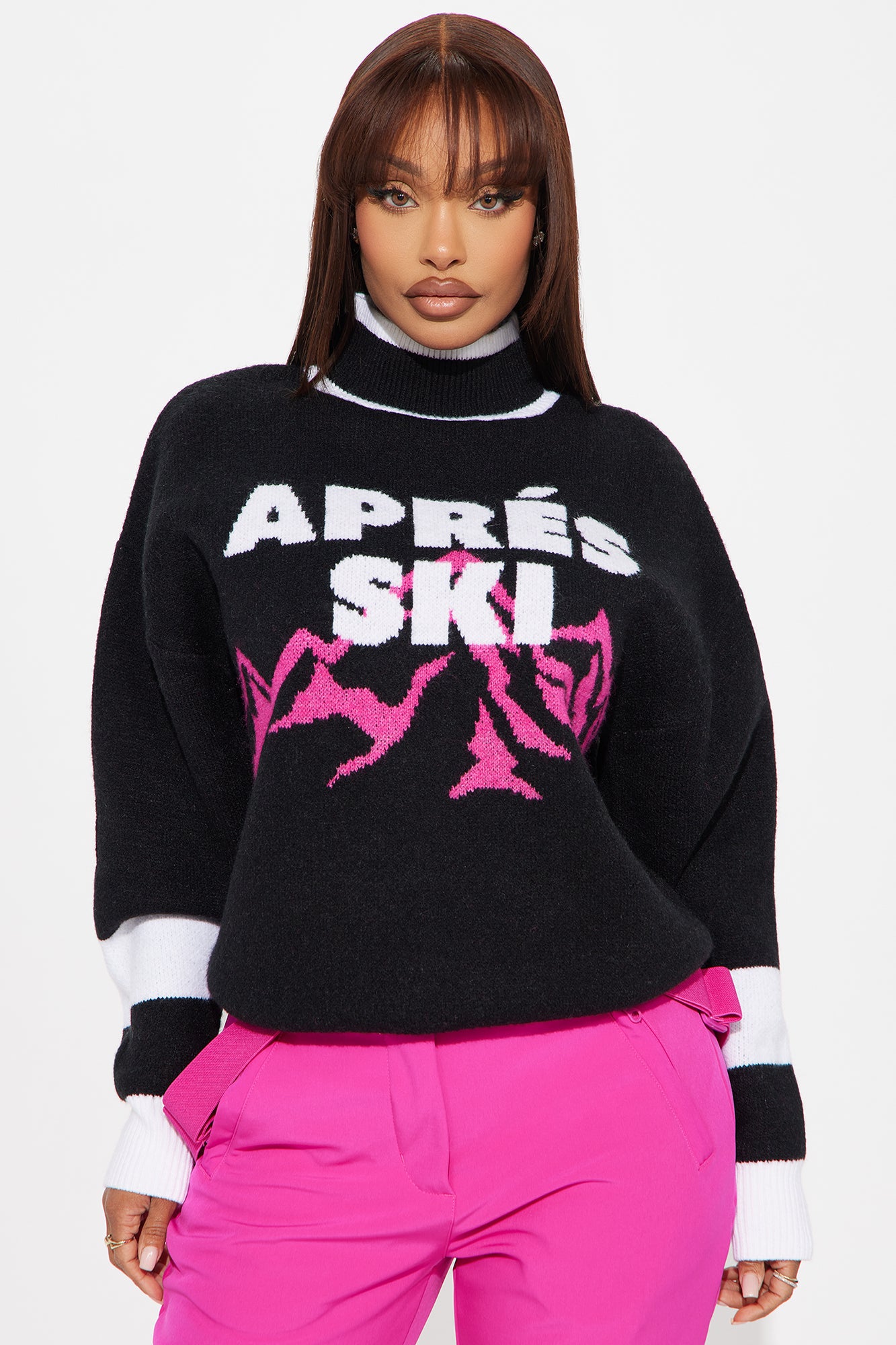 Après Ski Pullover Sweater - Black/combo - Image 4