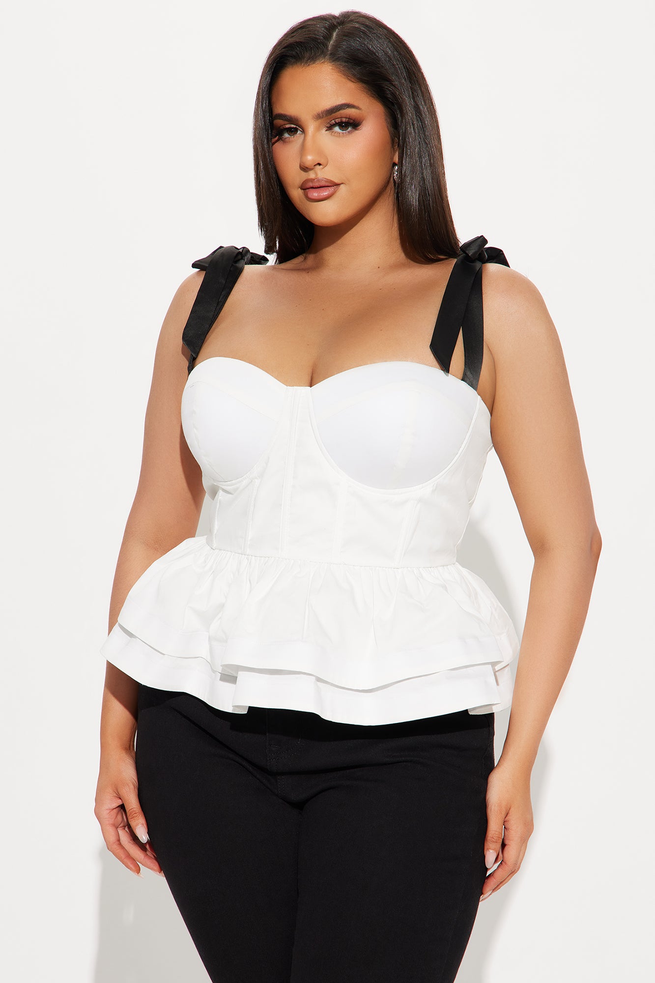 Dearest Darling Corset Top - White - Image 4