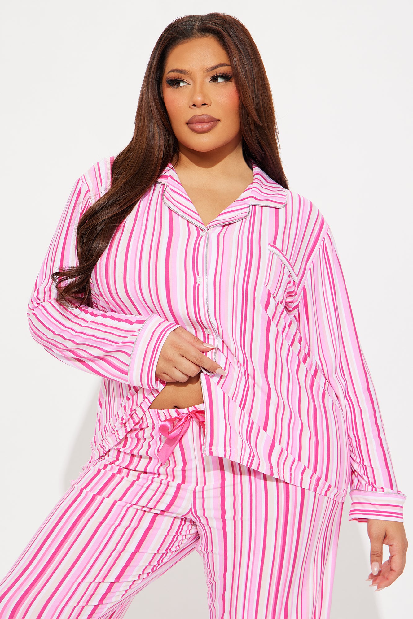 Touch Of Sparkle PJ Pant Set - Pink/combo - Image 5