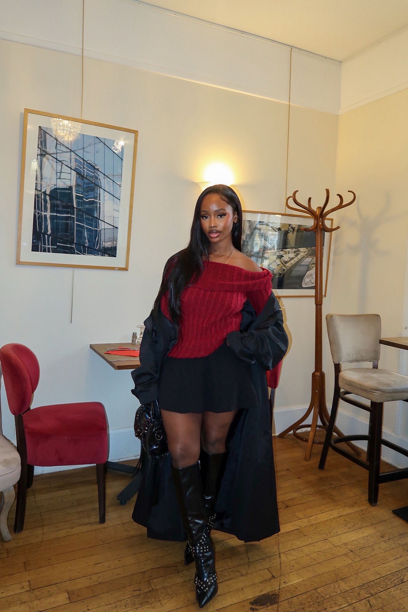 Take Me To A Place Skort - Black - Image 6