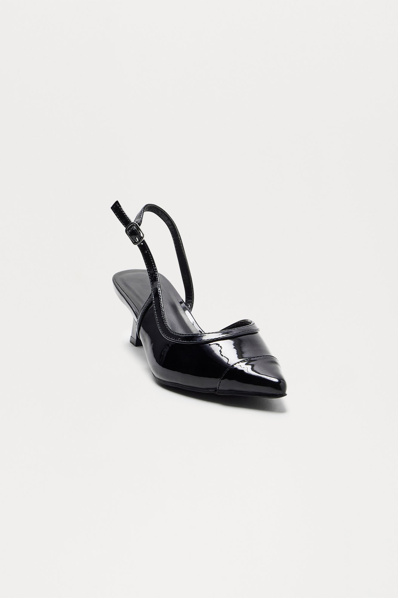 Sohan Slingback Pumps - Black/Black - Image 3