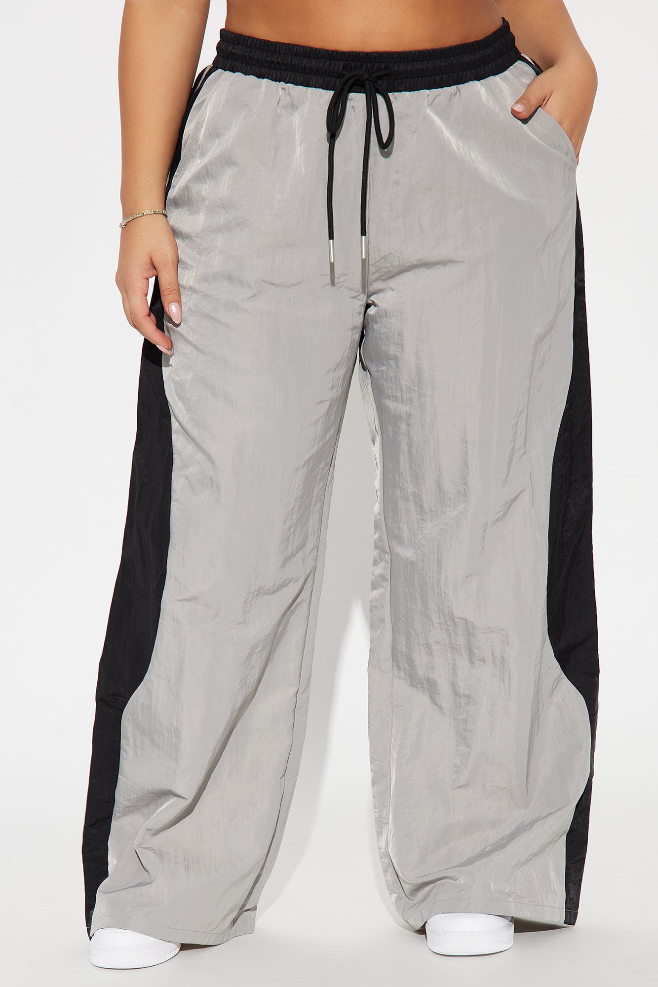 Can't Stop Me Windbreaker Track Pant - Charcoal - Image 5