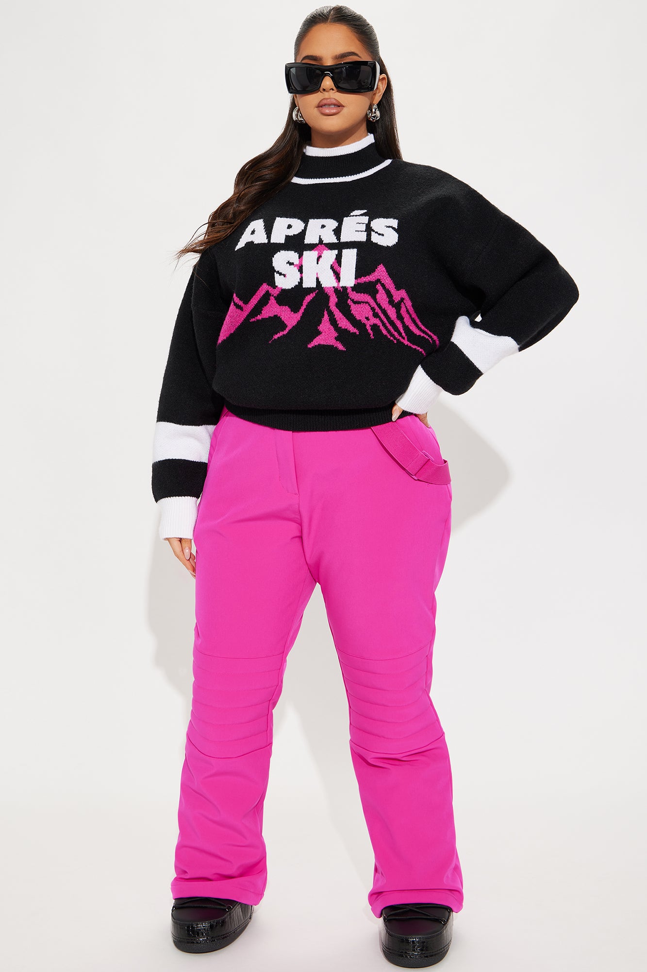 Après Ski Pullover Sweater - Black/combo - Image 8