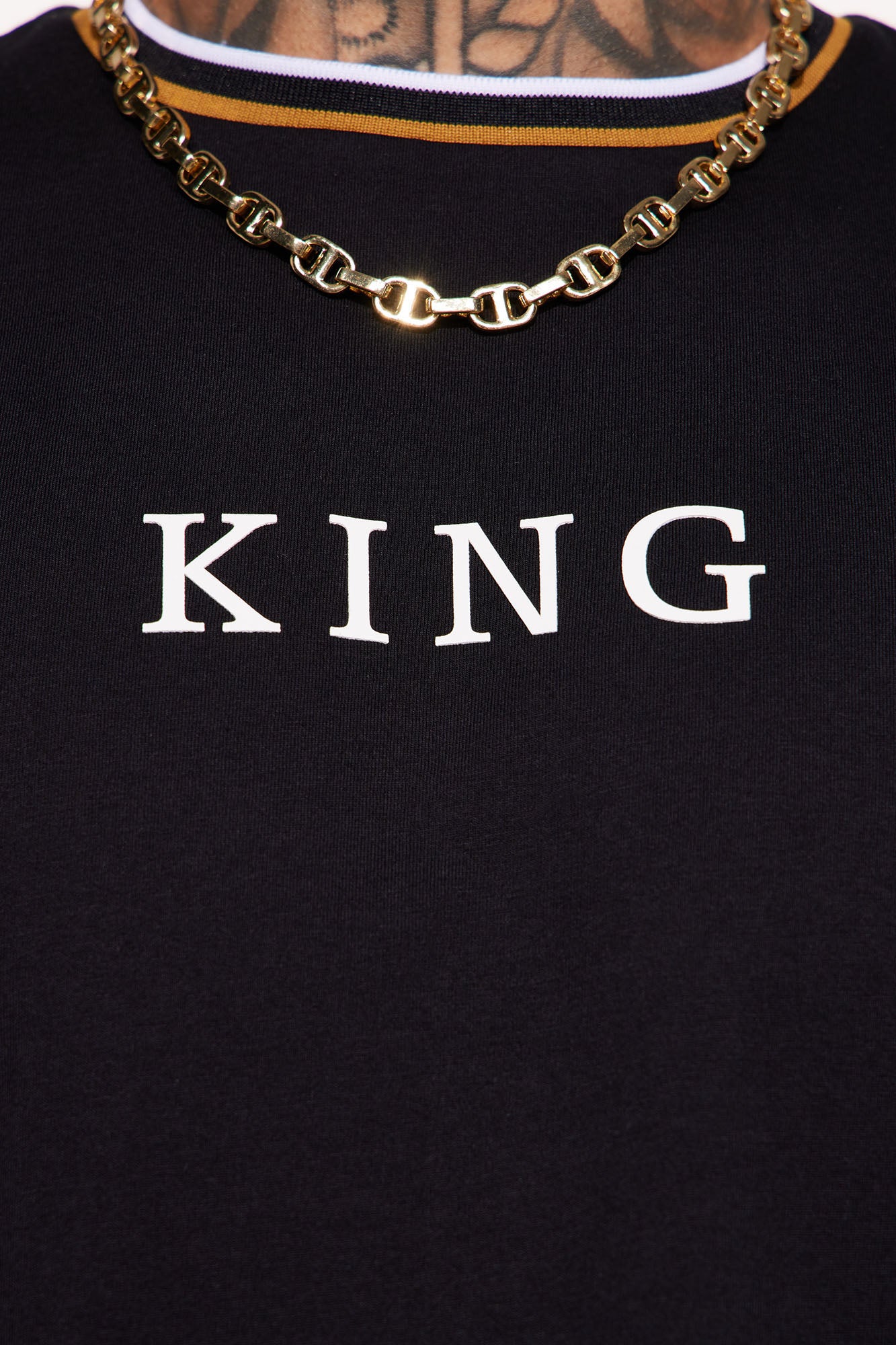 Bling King Short Sleeve Tee - Black - Image 4