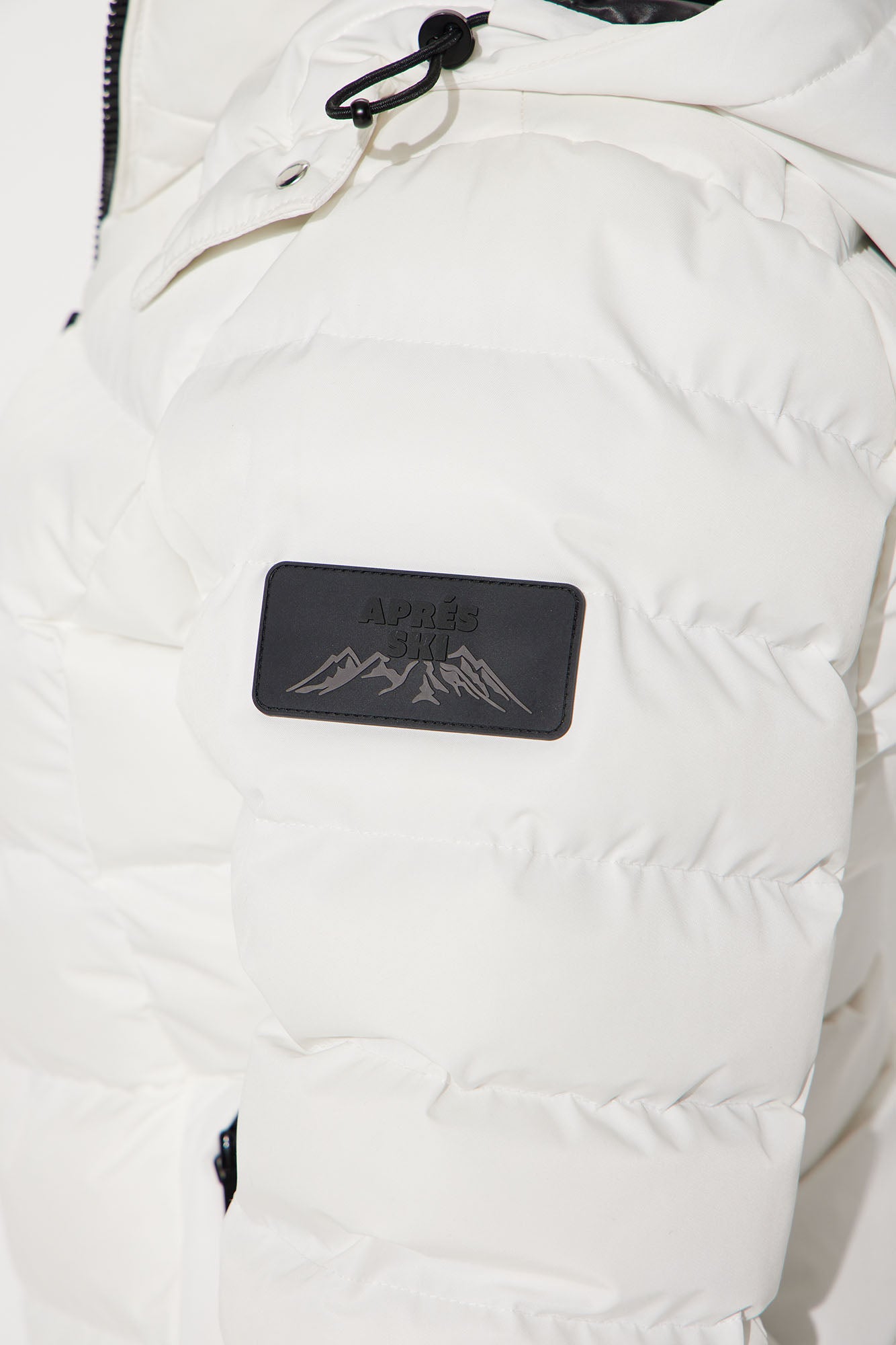 Grab My Skis Puffer Jacket - White - Image 7