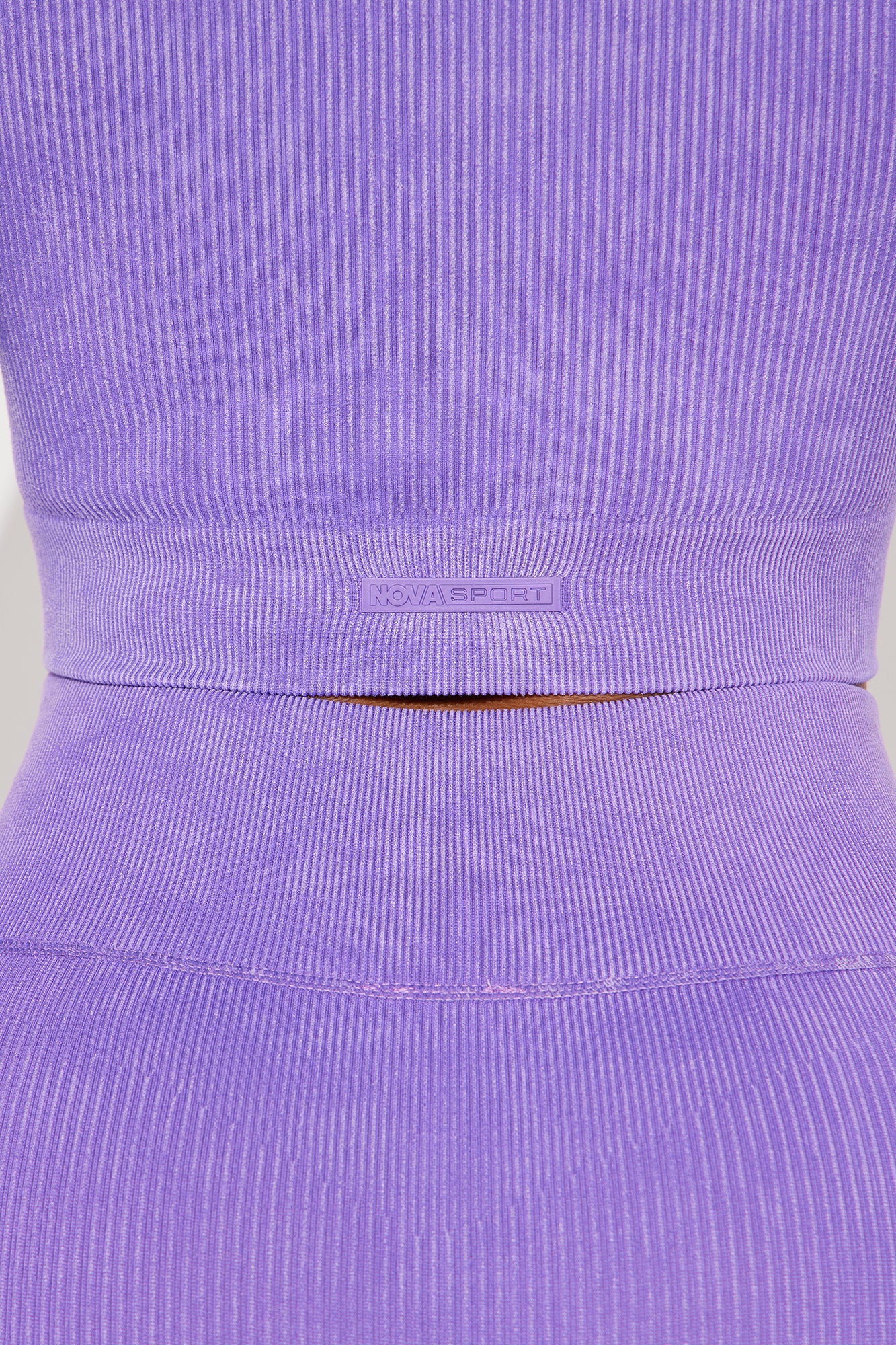 Imprint Effortless Seamless Washed Active Top - Lavender - Image 3