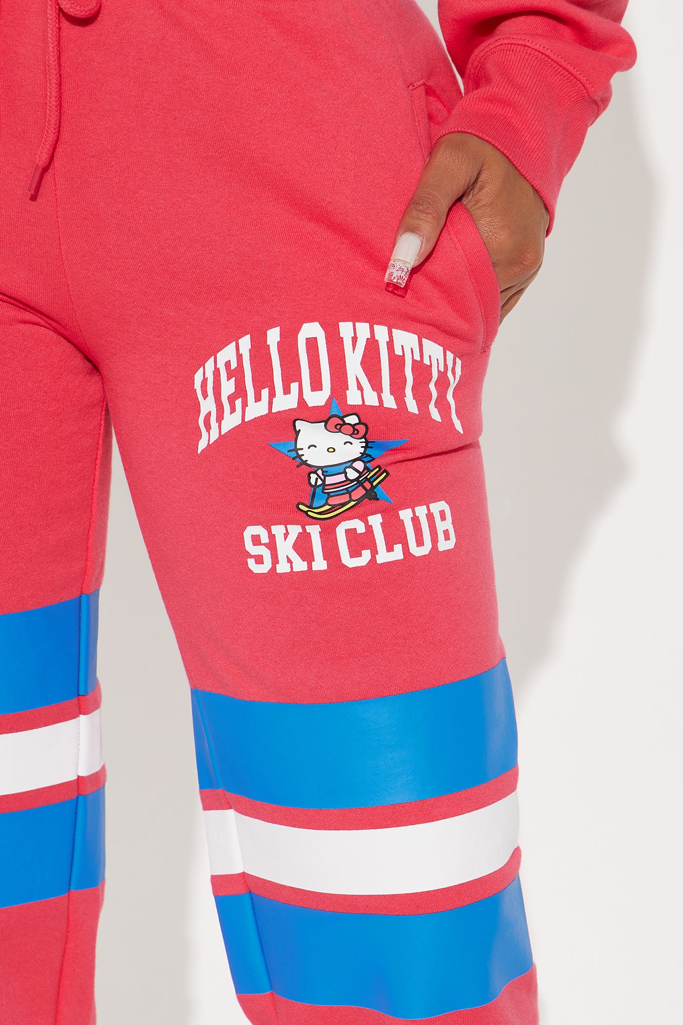 Hello Kitty Jogger Pants - Red/combo - Image 3