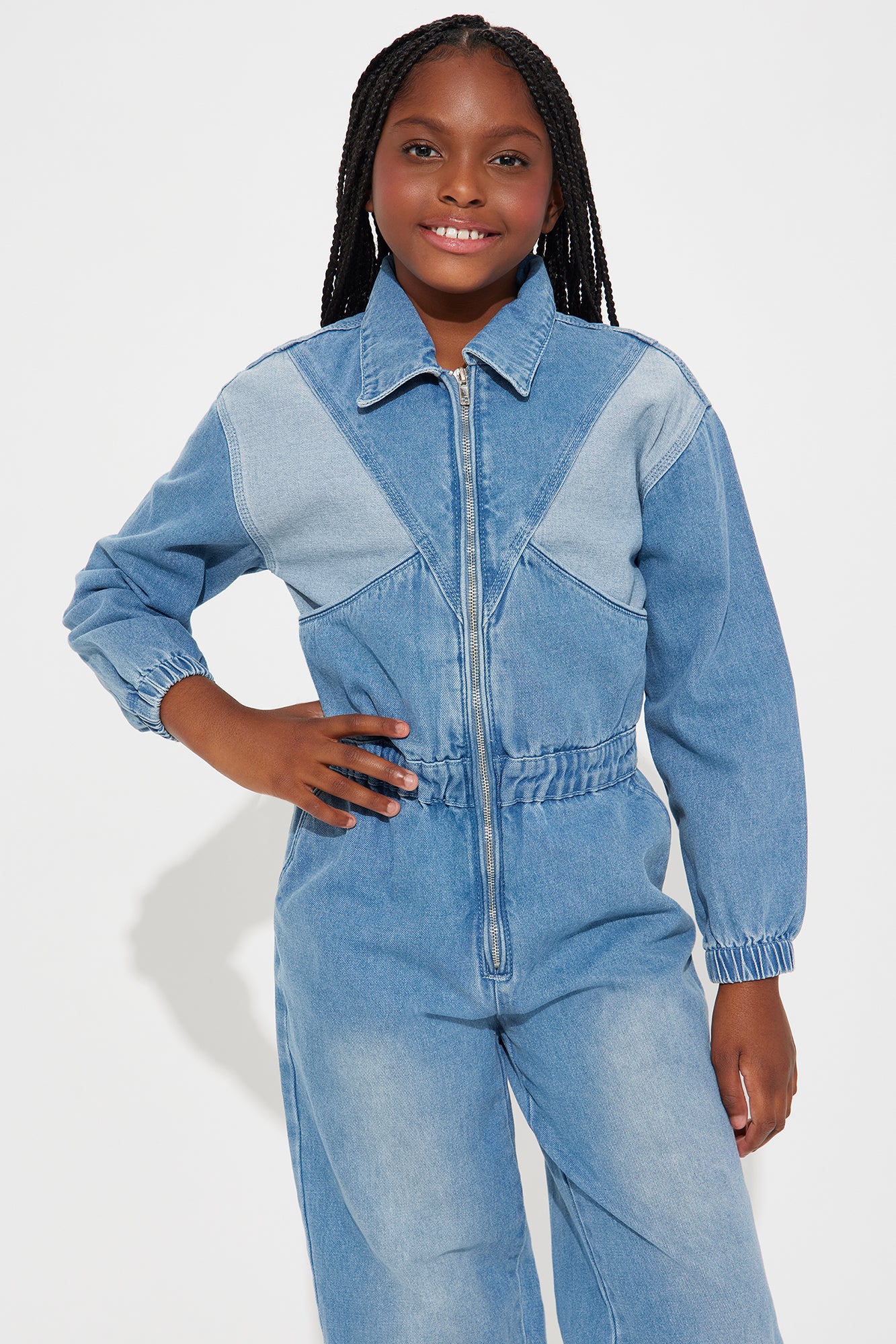 Mini Always Timeless Jumpsuit - Denim - Image 3