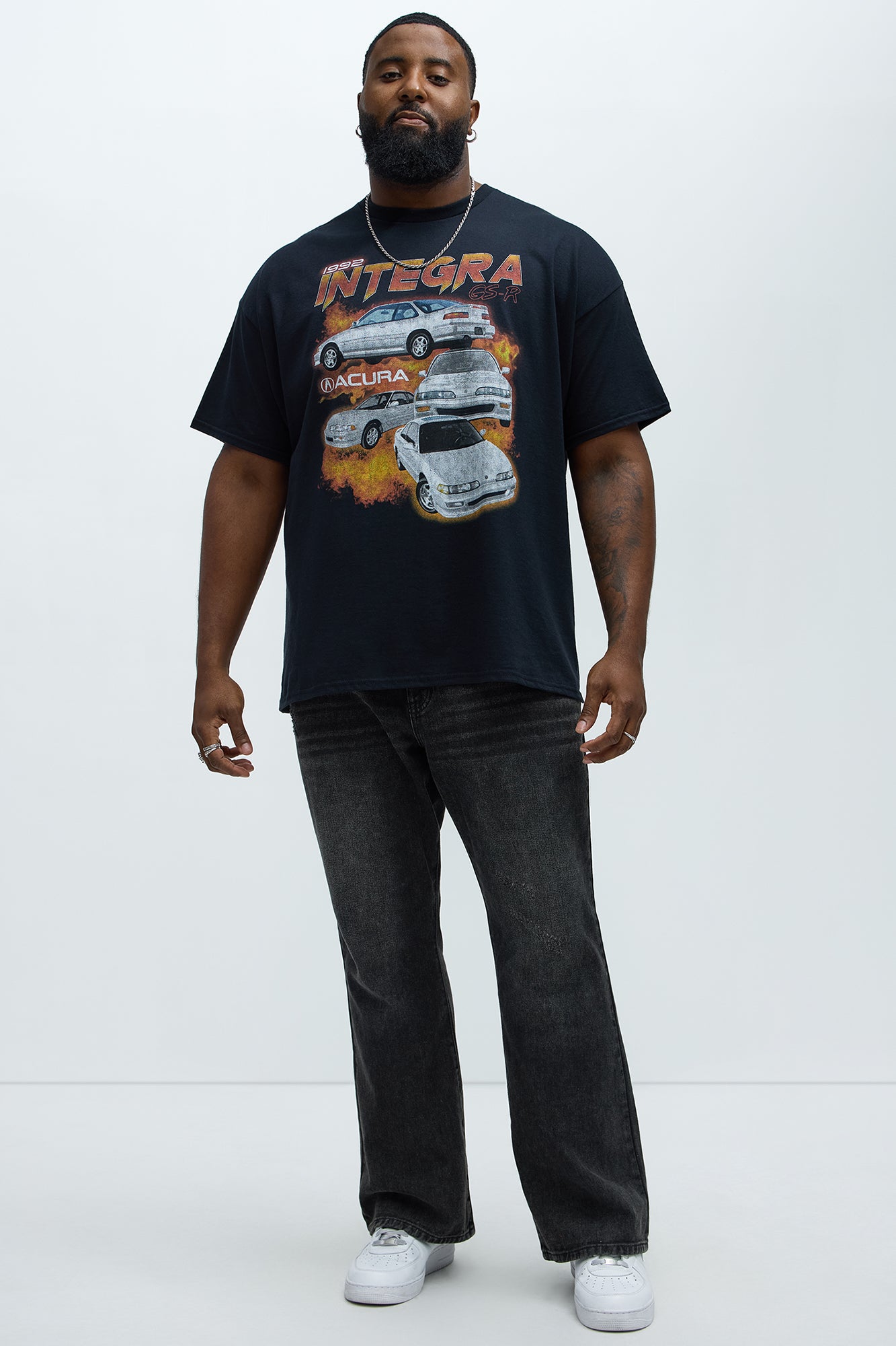 Acura Integra 1992 Short Sleeve Tee - Black - Image 5