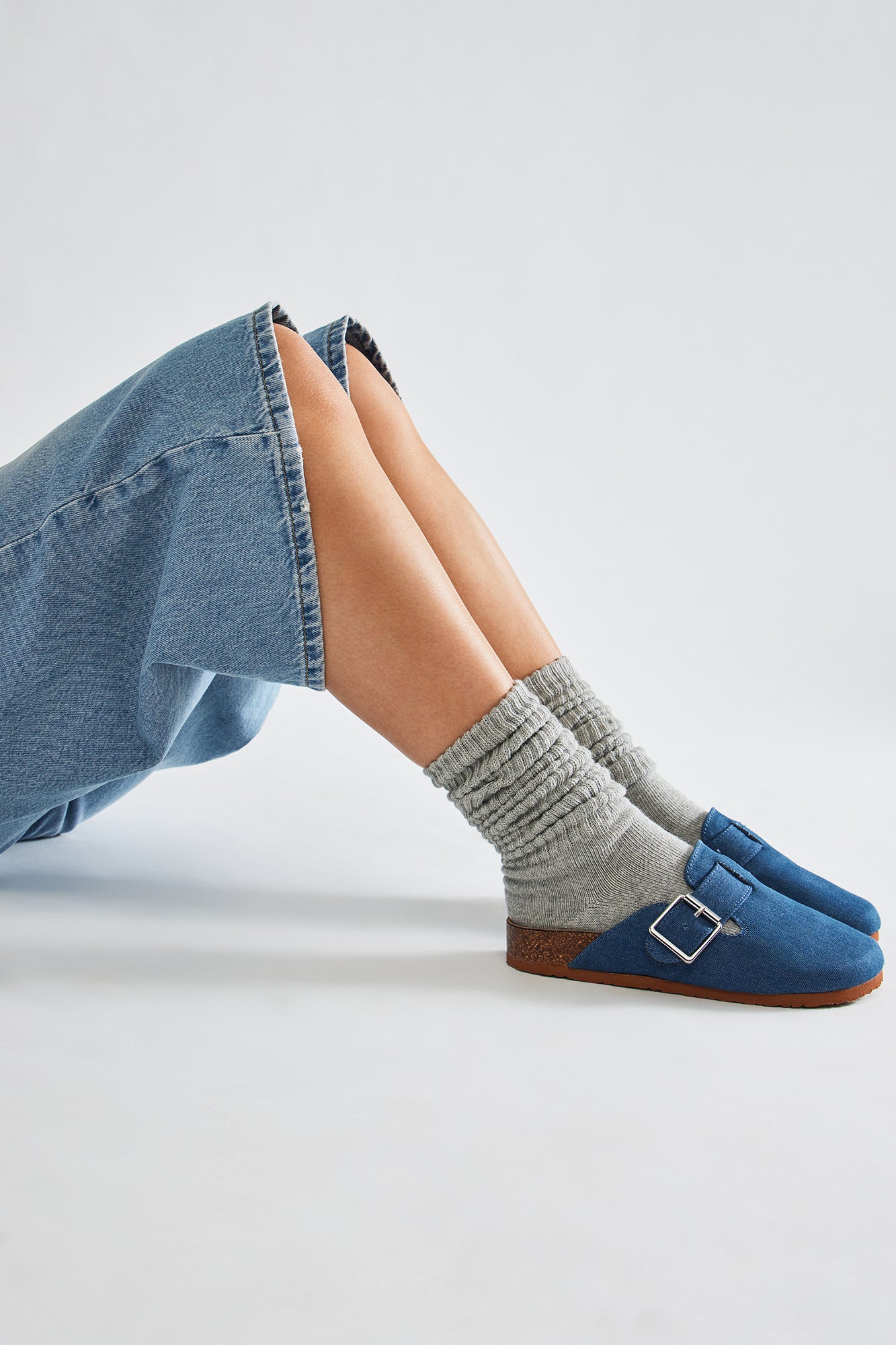 Always A Moment Casual Slides - Denim - Image 3