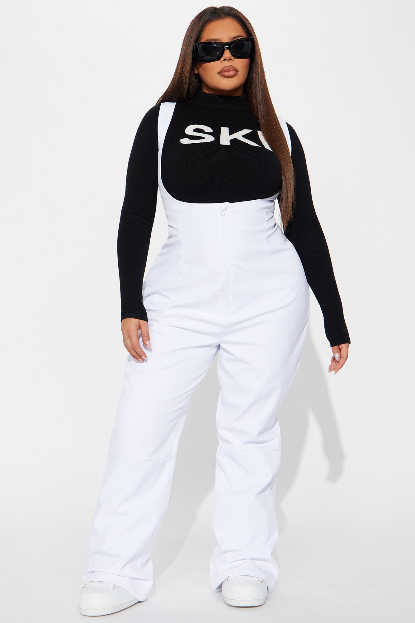 Out Cold Ski Jumpsuit - White - Image 6