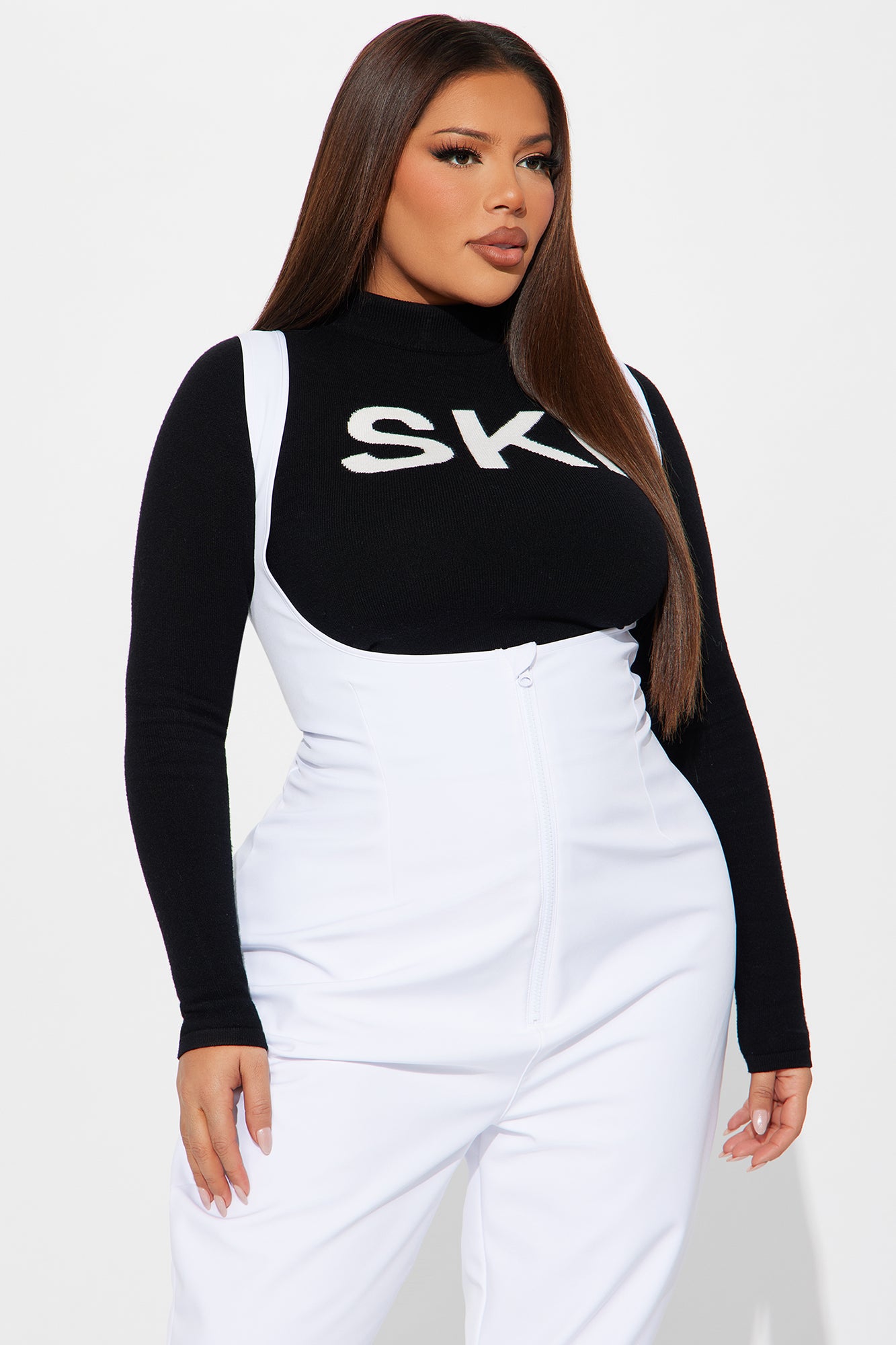 Out Cold Ski Jumpsuit - White - Image 7
