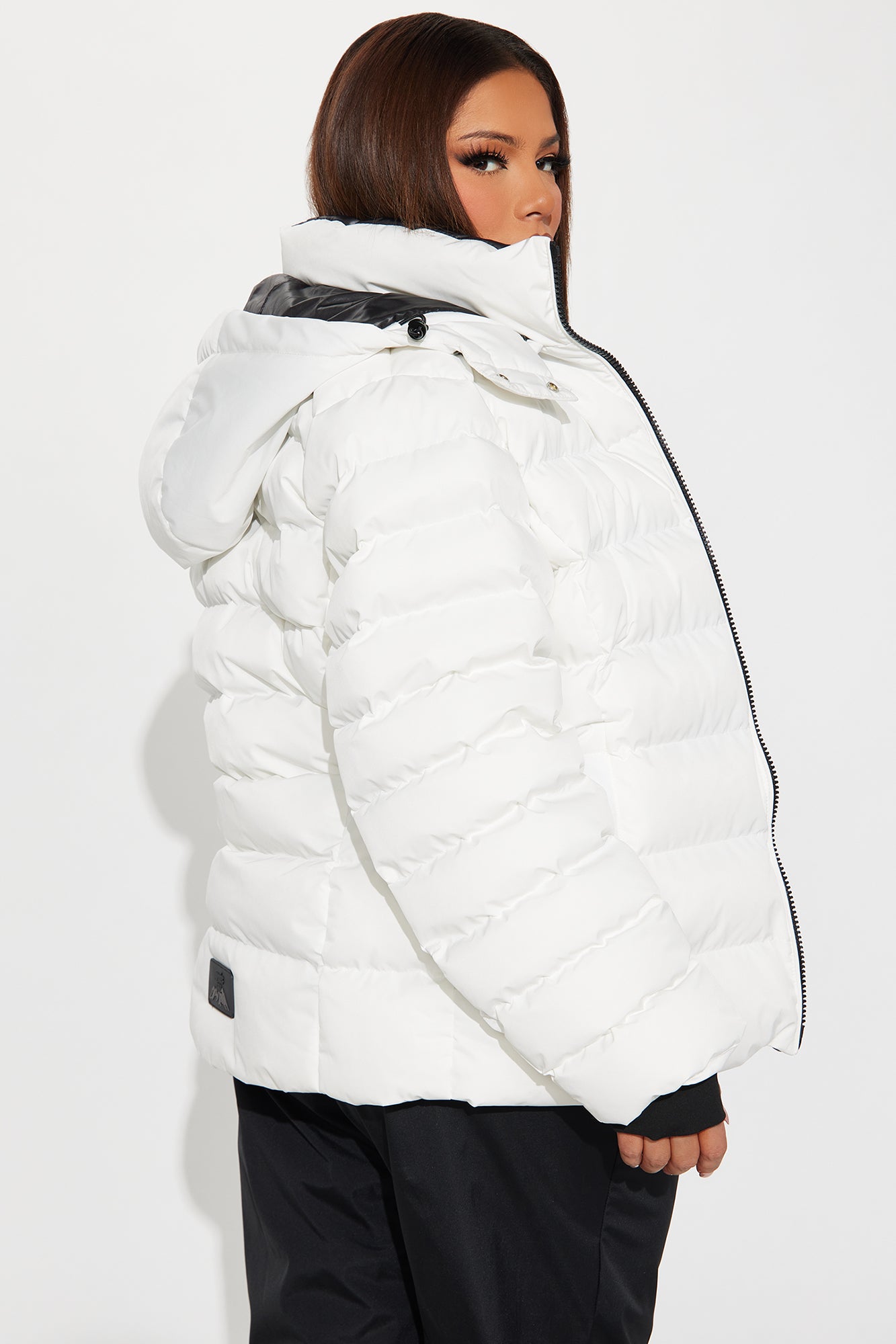 Grab My Skis Puffer Jacket - White - Image 15