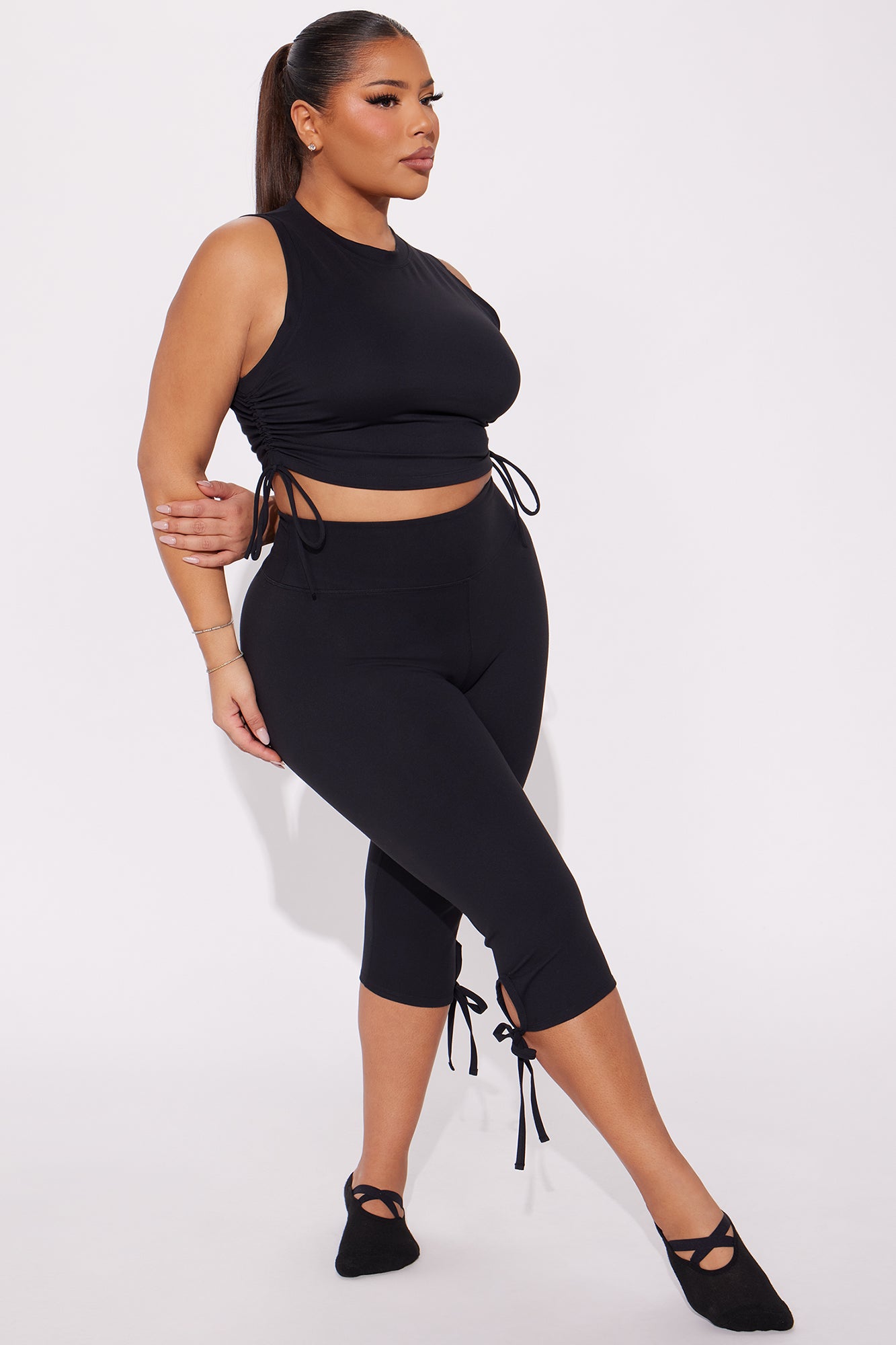 Pirouette Super Soft Active Top - Black - Image 6