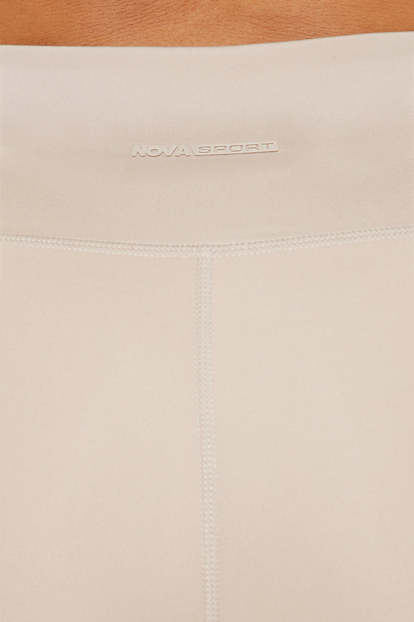 Vital Form 7/8 Elevate Active Legging - Light Taupe - Image 7
