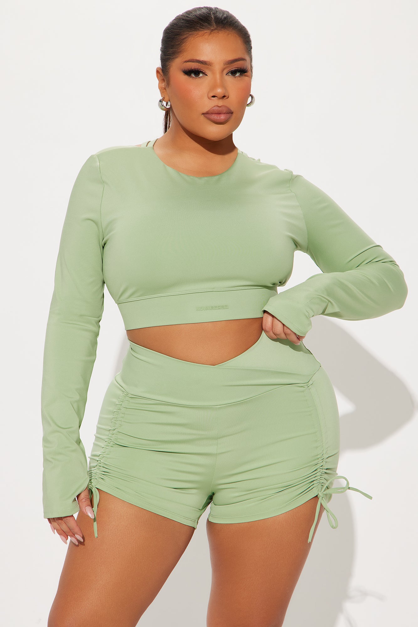 Pointe Play Elevate Active Top - Sage - Image 5