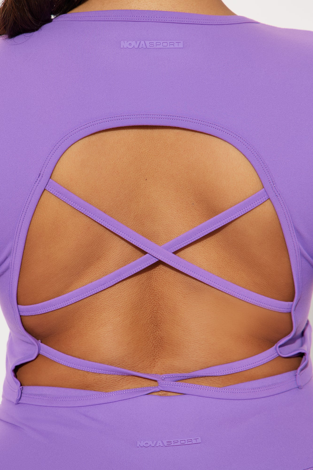 Across Your Core Super Soft Active Top - Lavender - Image 7
