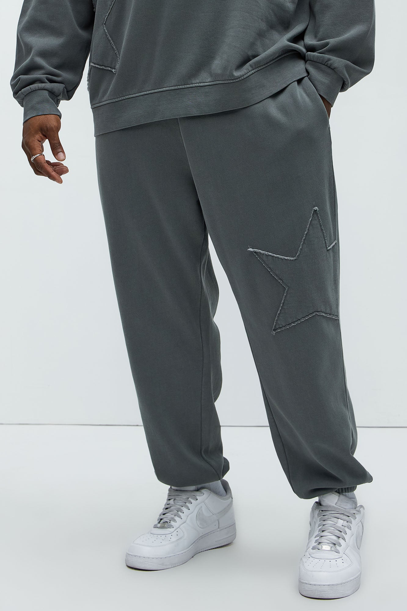 Rockstar Patch Jogger - Charcoal - Image 6