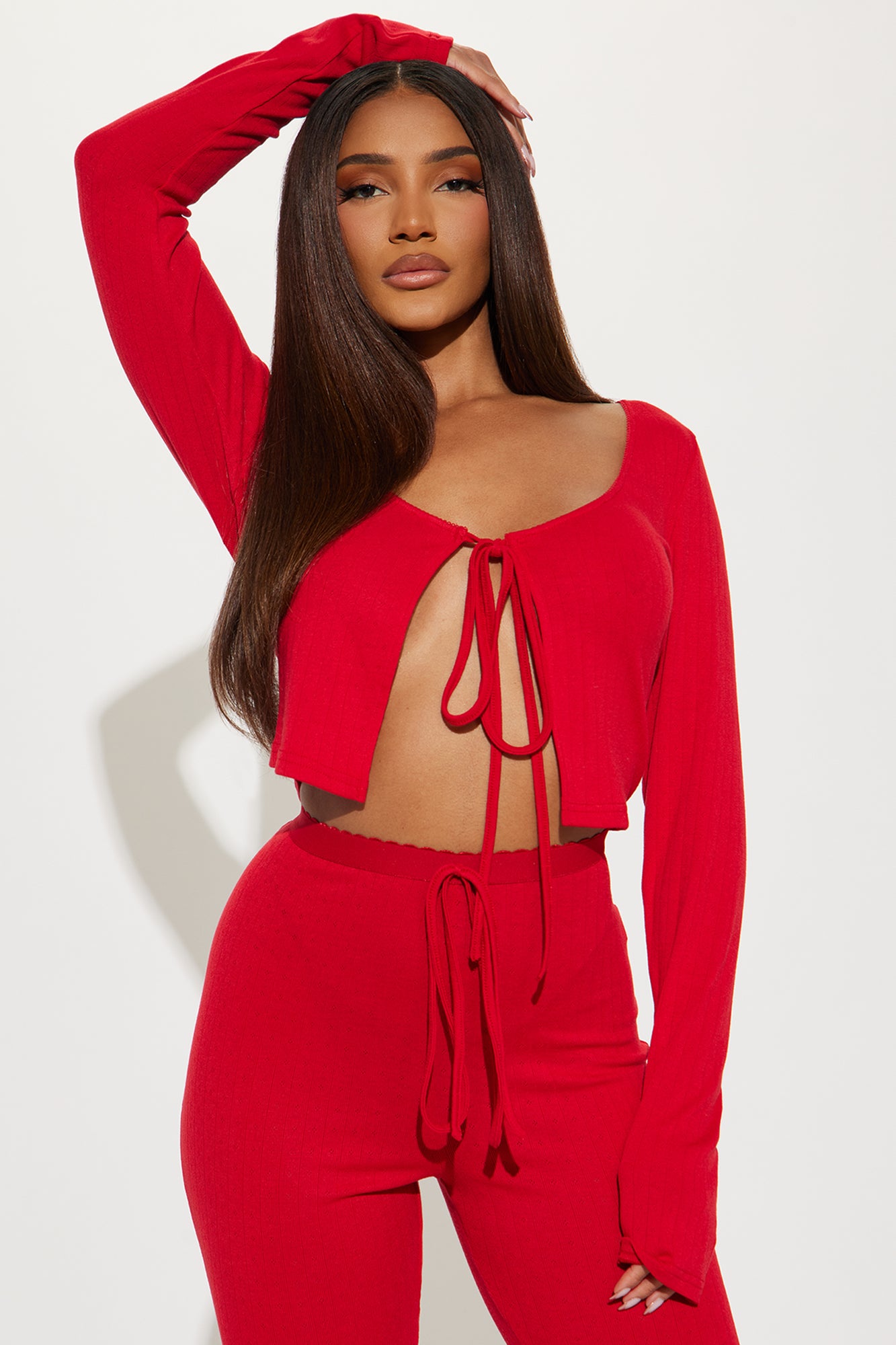Cherry Girl Capri Set - Red - Image 3