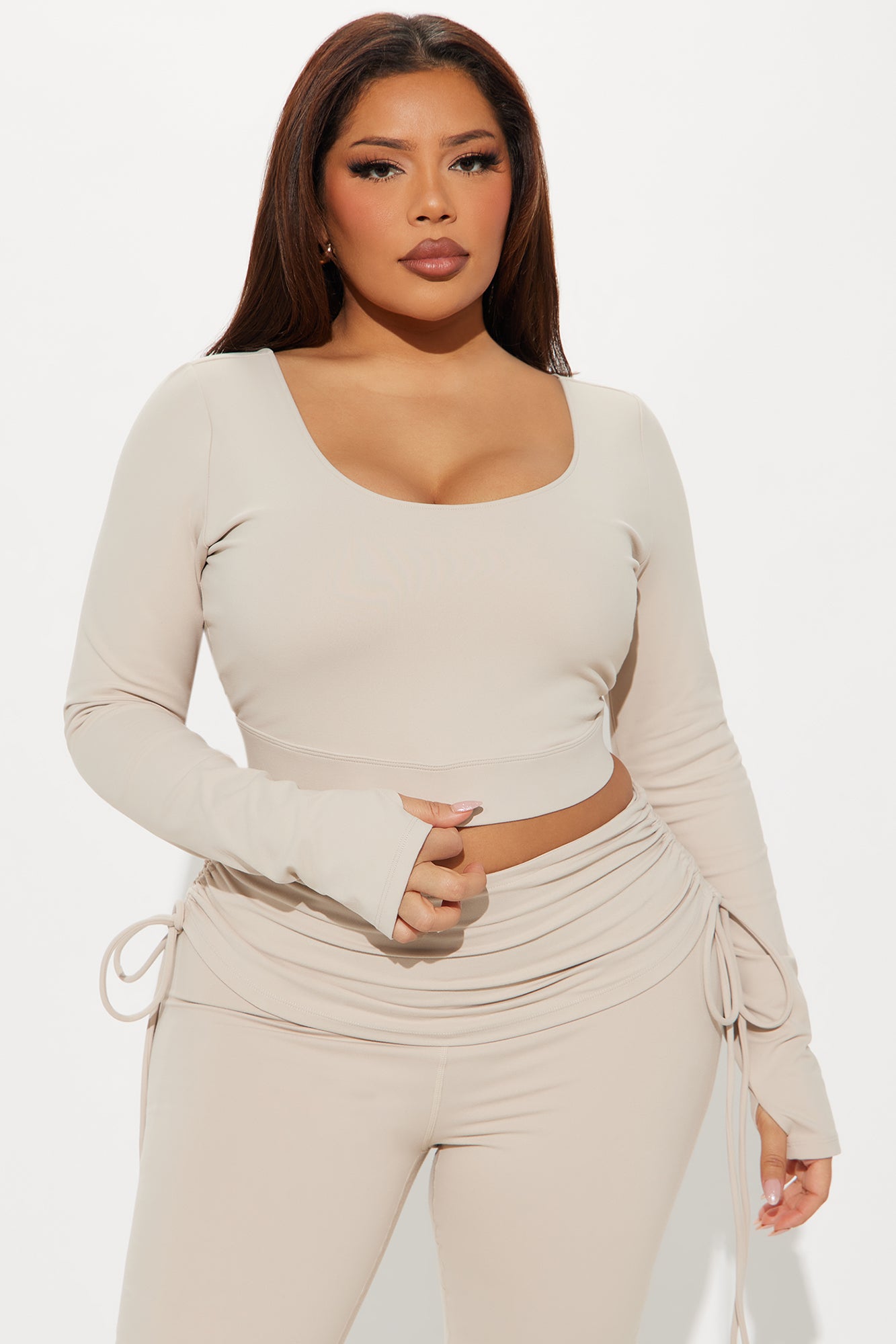 Stabilization Super Soft Active Top - Light Taupe - Image 5