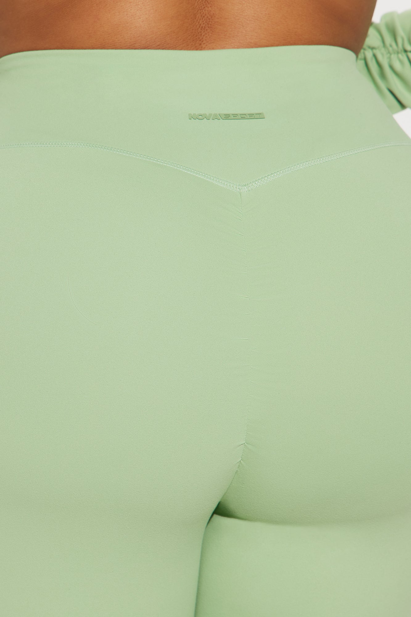Barre Baddie Super Soft Active Legging - Sage - Image 7