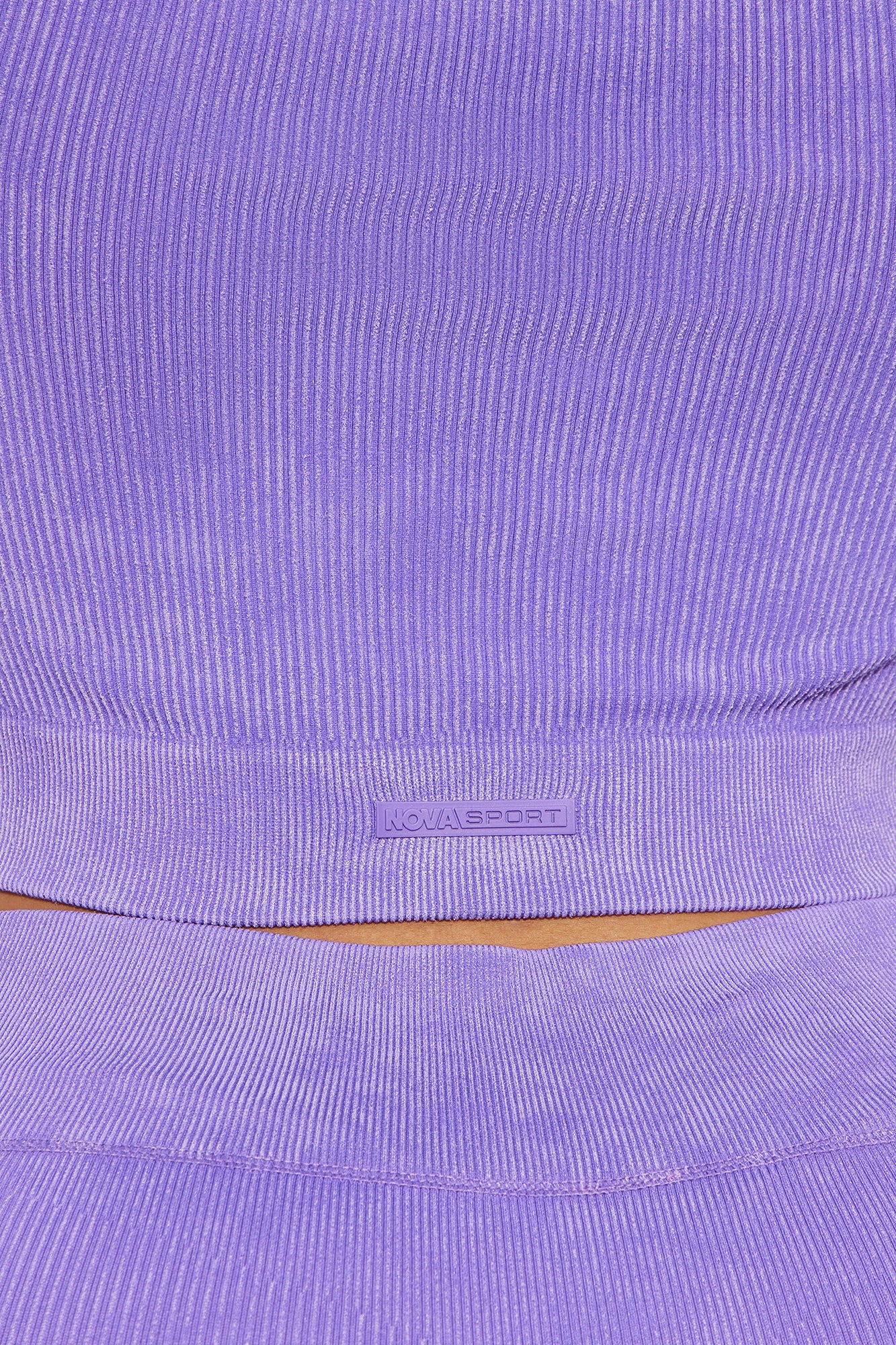 Imprint Effortless Seamless Washed Active Top - Lavender - Image 7