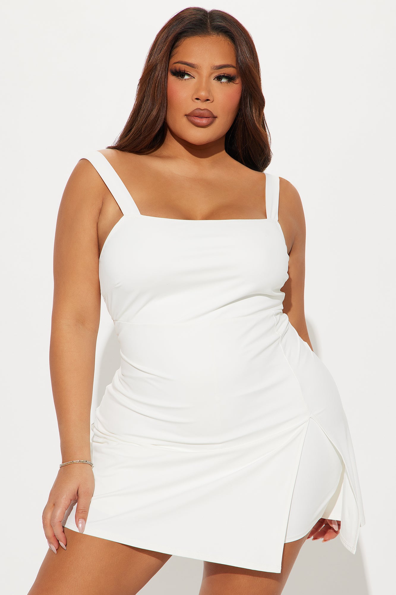 Play For Keeps Tennis Mini Dress - White - Image 4