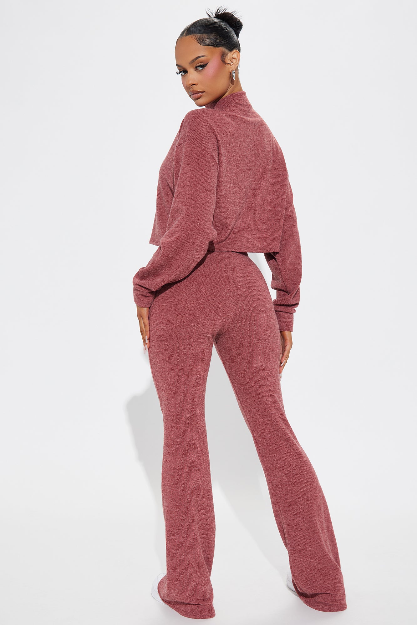 Simple Day Pant Set - Mauve - Image 3