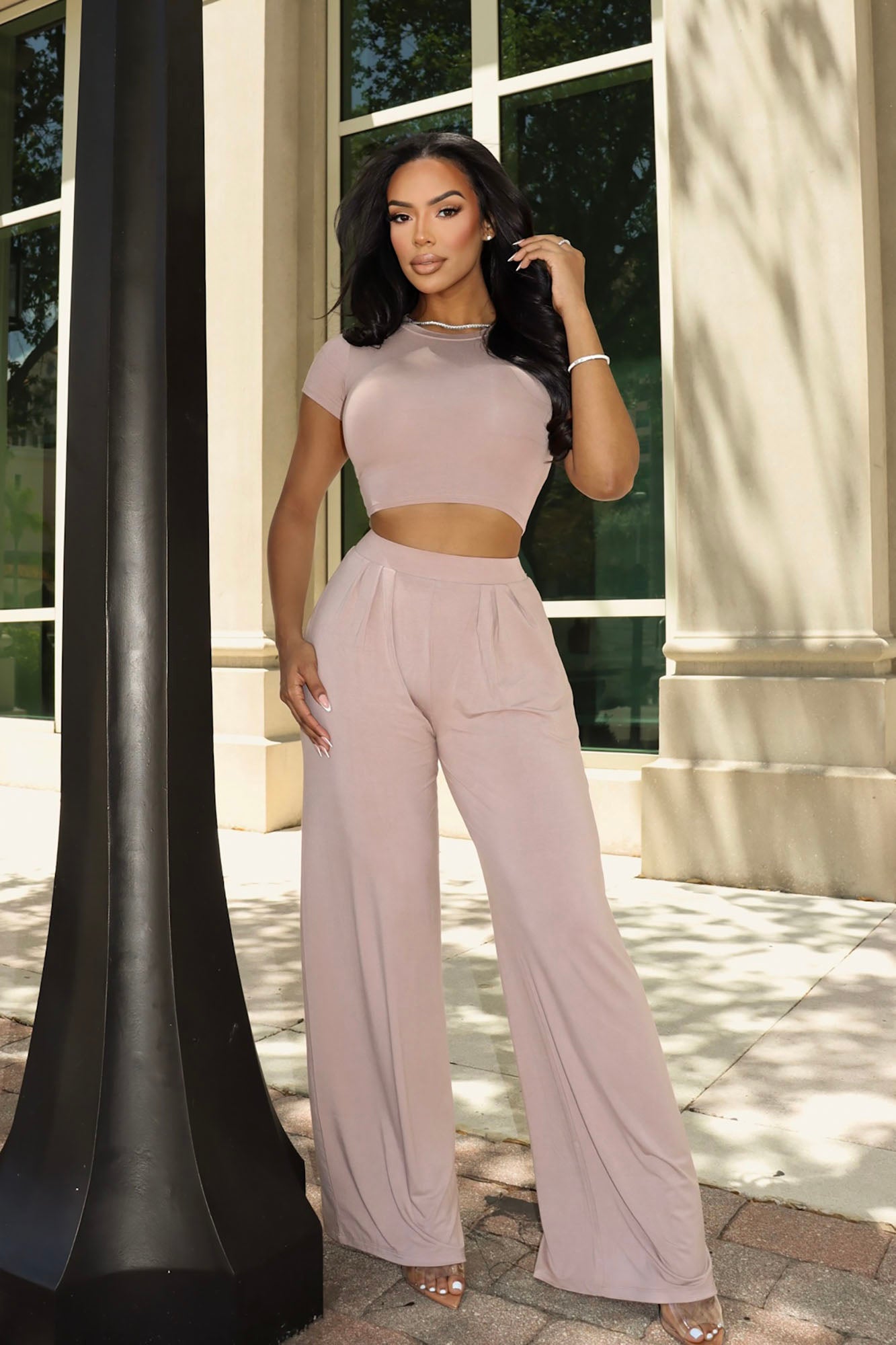 Chosen One Pant Set - Taupe - Image 6