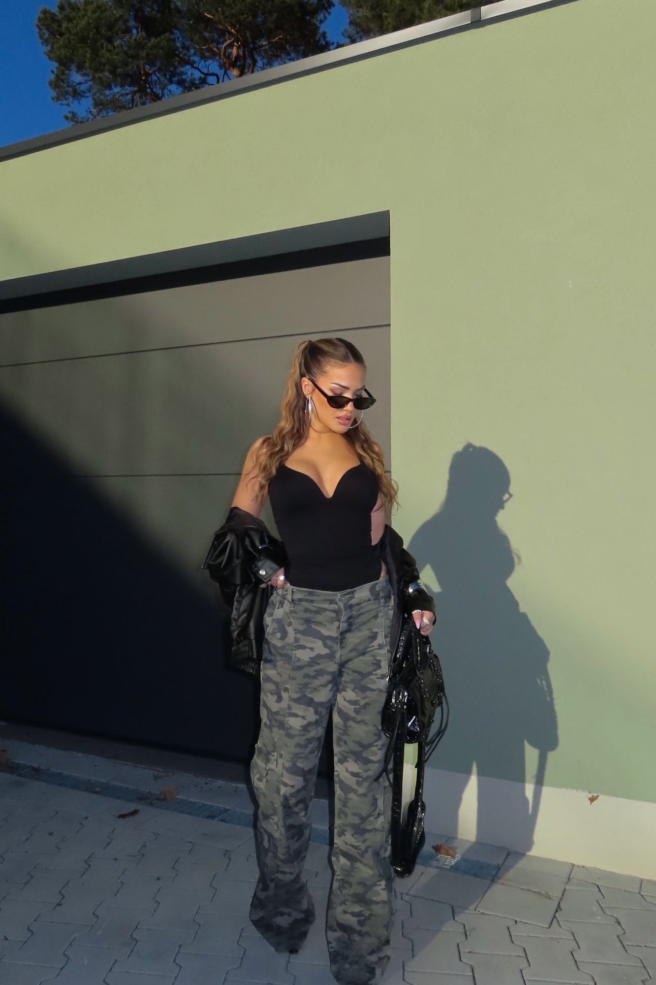 Berkely Washed Camo Cargo Pant - Olive/combo - Image 5
