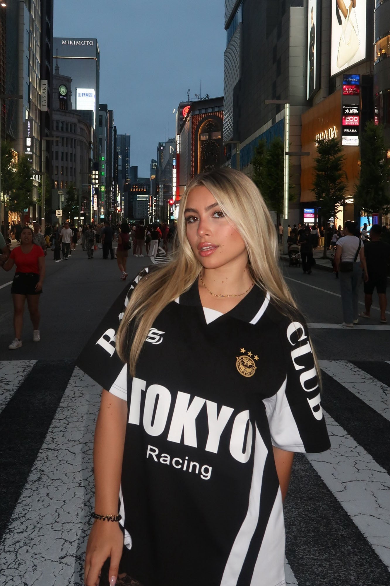 Tokyo Crowd Pleaser Polo Tee - Black - Image 5