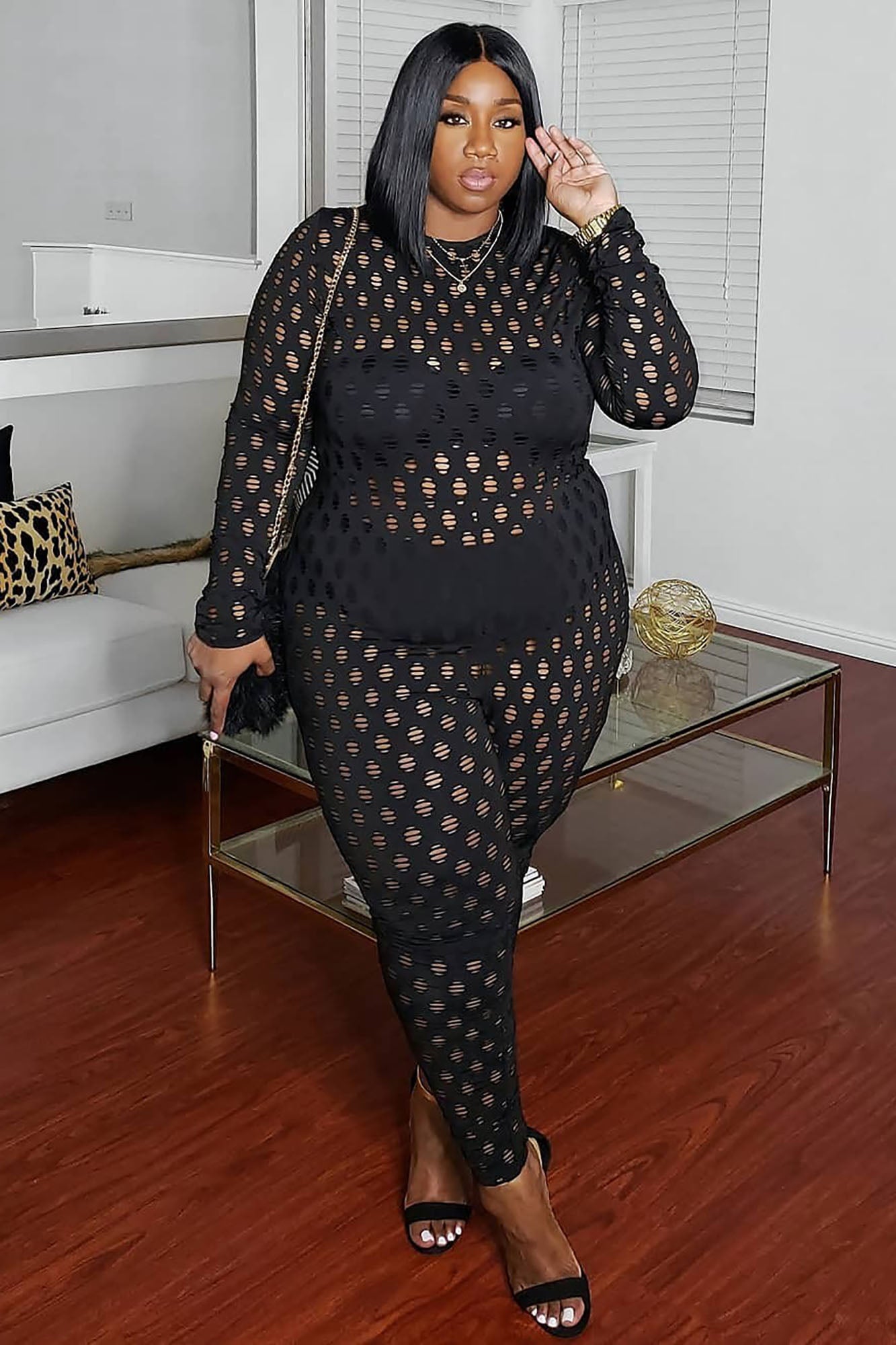 Enough Play Jumpsuit - Black - Image 9