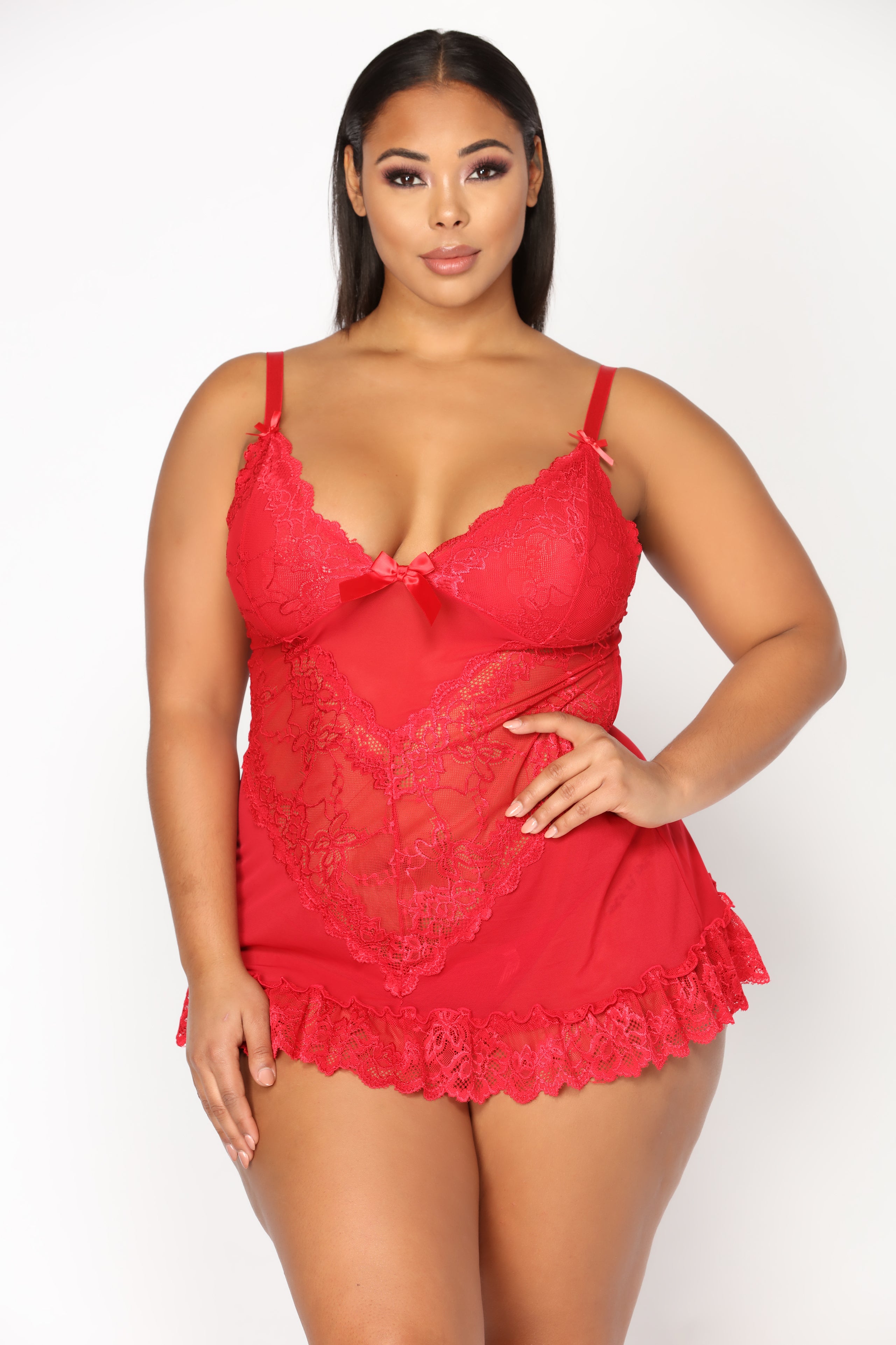 Best You Ever Had Babydoll - Red - Image 8