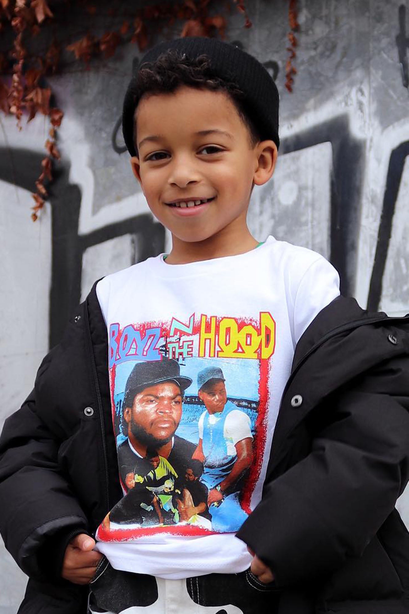 Mini Boyz N The Hood South Central Tee - White/combo - Image 3