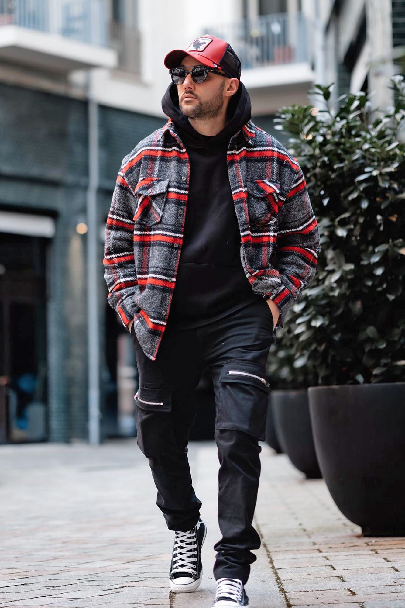 Walk it Slim Cargo Pants - Black - Image 7